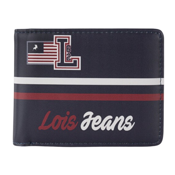 Carteira Horizontal LOIS Rundle Azul Escuro | Ref. 237.20362501