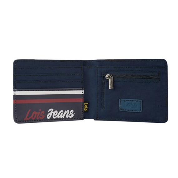 Carteira Horizontal LOIS Rundle Azul Escuro | Ref. 237.20362501