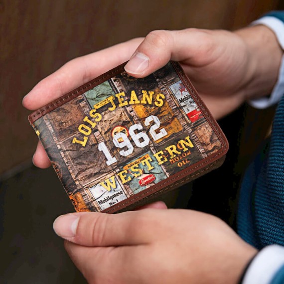 Carteira Horizontal LOIS Rundle Castanha | Ref. 237.20362301