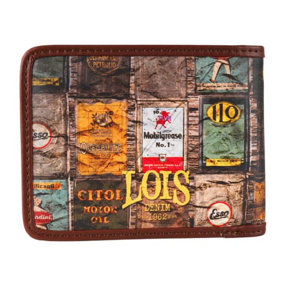 Carteira Horizontal LOIS Rundle Castanha | Ref. 237.20362301