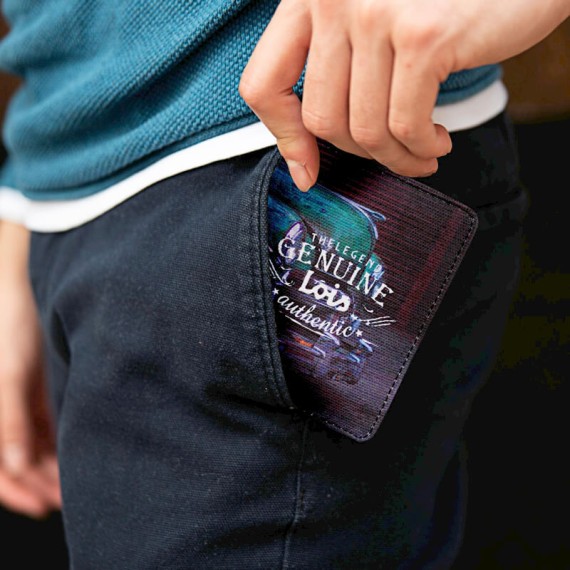 Carteira Vertical LOIS Rundle Preta | Ref. 237.20361701