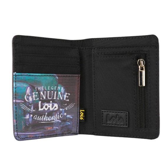 Carteira Vertical LOIS Rundle Preta | Ref. 237.20361701