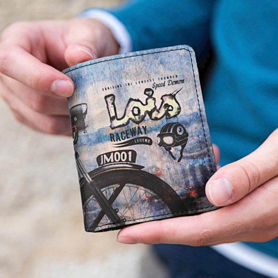 Carteira Vertical LOIS Rundle Raceway Preta | Ref. 237.20361901