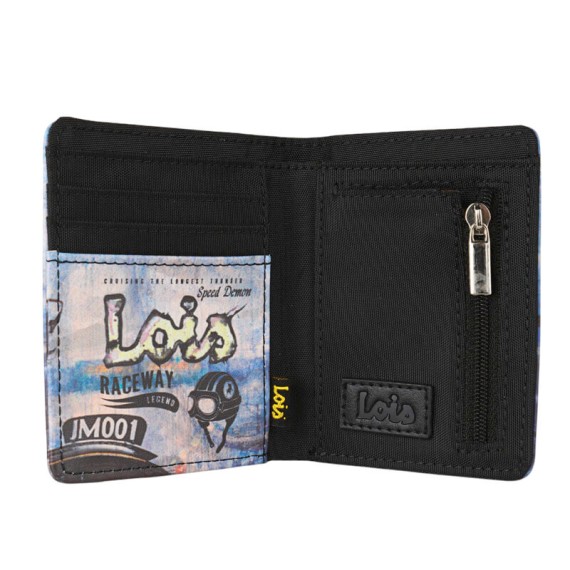 Carteira Vertical LOIS Rundle Raceway Preta | Ref. 237.20361901