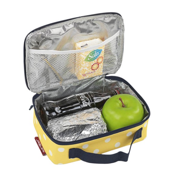 Lancheira Térmica c/ Pega de Mão JASLEN Helsinki Azul Ganga/Amarelo | Ref. 237.11205202
