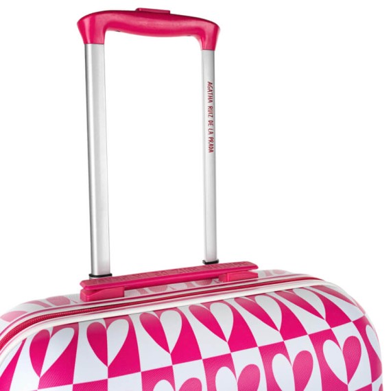 Mala de Cabine / Trolley 55cm 4R AGATHA RUIZ DE LA PRADA Mirror Fuschia | Ref. 237.13425001 Mala de Cabine / Trolley 55cm 4R AGATHA RUIZ DE LA PRADA Mirror Fuschia | Ref. 237.13425001