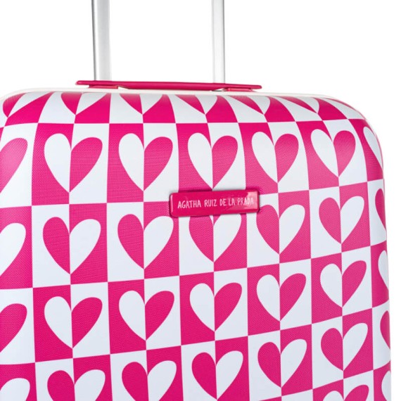 Mala de Cabine / Trolley 55cm 4R AGATHA RUIZ DE LA PRADA Mirror Fuschia | Ref. 237.13425001 Mala de Cabine / Trolley 55cm 4R AGATHA RUIZ DE LA PRADA Mirror Fuschia | Ref. 237.13425001