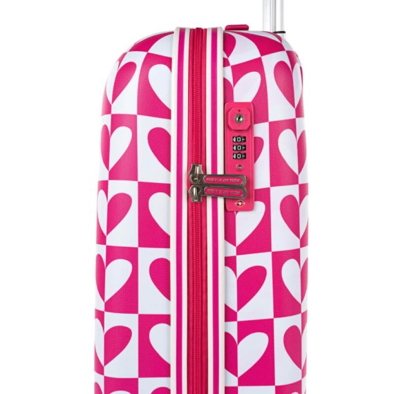 Mala de Cabine / Trolley 55cm 4R AGATHA RUIZ DE LA PRADA Mirror Fuschia | Ref. 237.13425001 Mala de Cabine / Trolley 55cm 4R AGATHA RUIZ DE LA PRADA Mirror Fuschia | Ref. 237.13425001