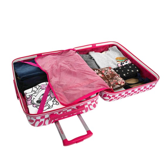 Mala de Viagem / Trolley Médio 67cm 4R AGATHA RUIZ DE LA PRADA Mirror Fuschia | Ref. 237.13426001