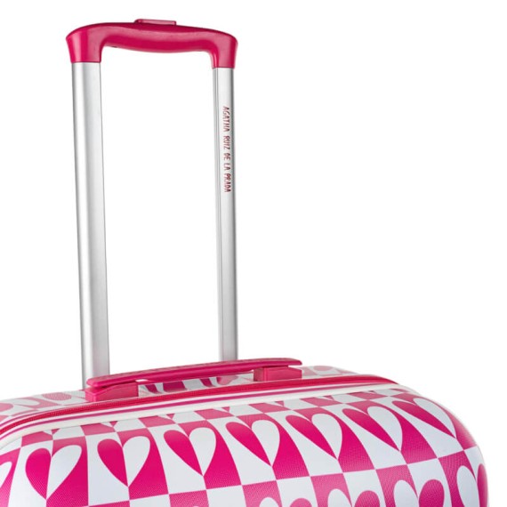 Mala de Viagem / Trolley Médio 67cm 4R AGATHA RUIZ DE LA PRADA Mirror Fuschia | Ref. 237.13426001