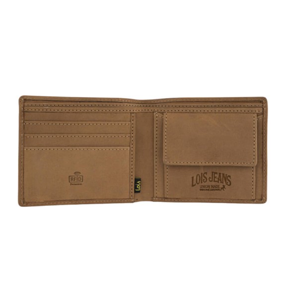 Carteira Horizontal 3CC LOIS Compton Castanha | Ref. 237.20750102