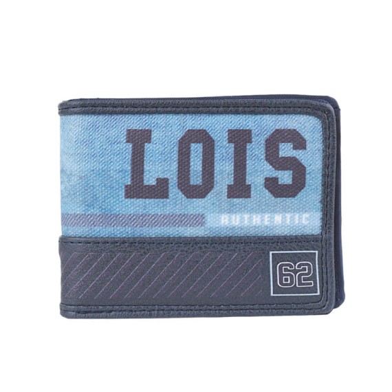 Carteira Horizontal 3CC LOIS Steller Azul | Ref. 237.20640101