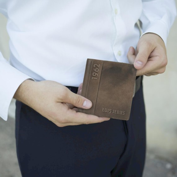 Carteira Vertical 3CC LOIS Elk Castanho Escuro | Ref. 237.20720601