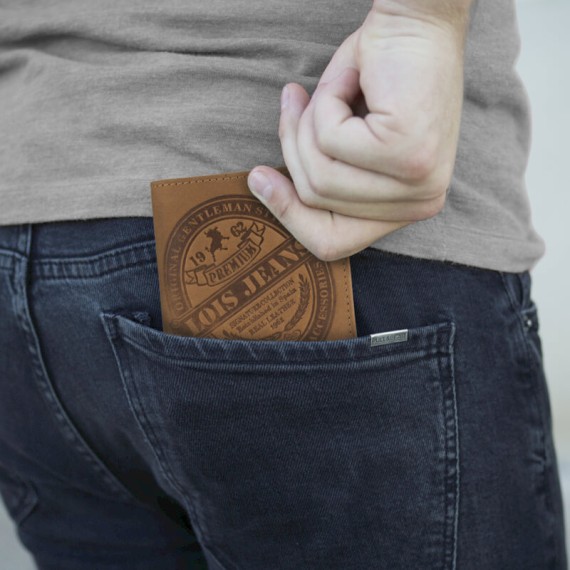 Carteira Vertical 4CC LOIS Compton Castanha | Ref. 237.20750602