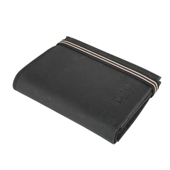 Carteira Vertical c/ Elástico 6CC LOIS Delray Preta | Ref. 237.20681801