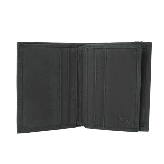 Carteira Vertical c/ Elástico 6CC LOIS Delray Preta | Ref. 237.20681801