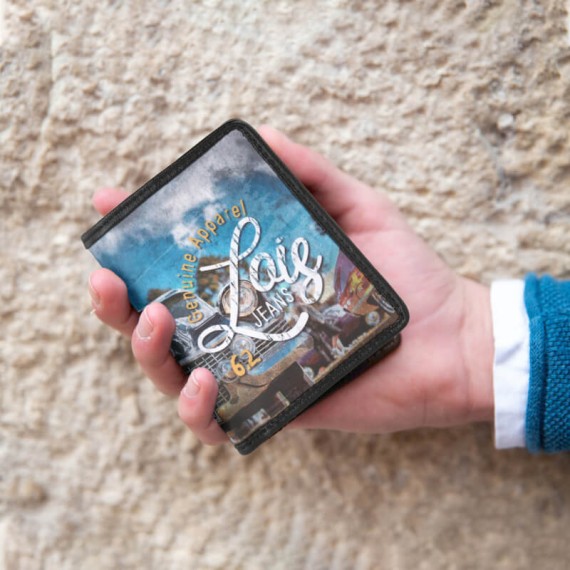 Carteira Vertical LOIS Rundle Genuine Apparel Preta | Ref. 237.20363101