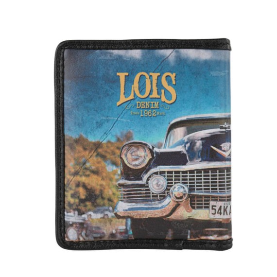 Carteira Vertical LOIS Rundle Genuine Apparel Preta | Ref. 237.20363101