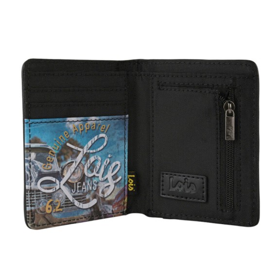 Carteira Vertical LOIS Rundle Genuine Apparel Preta | Ref. 237.20363101