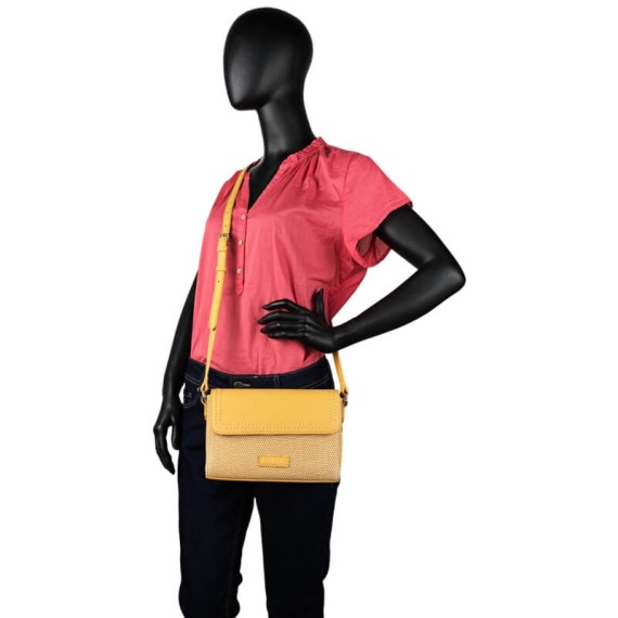 Mala de Tiracolo c/ Aba LOIS Bartlett Mostarda | Ref. 237.31928501