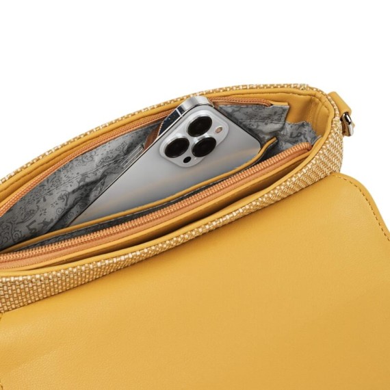 Mala de Tiracolo c/ Aba LOIS Bartlett Mostarda | Ref. 237.31928501