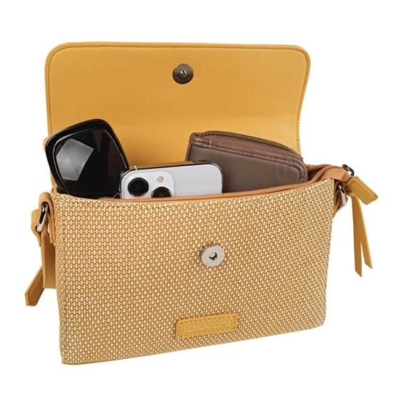 Mala de Tiracolo c/ Aba LOIS Bartlett Mostarda | Ref. 237.31928501