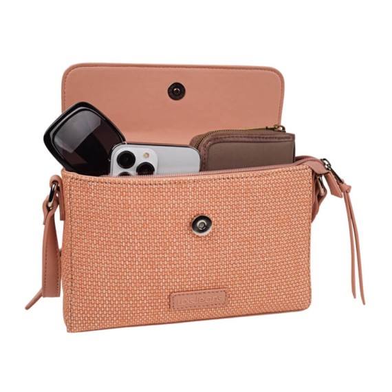 Mala de Tiracolo c/ Aba LOIS Bartlett Rosa | Ref. 237.31928503