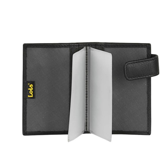 Porta Cartões Vertical LOIS Wilson Preto | Ref. 237.20520301 Porta Cartões Vertical LOIS Wilson Preto | Ref. 237.20520301