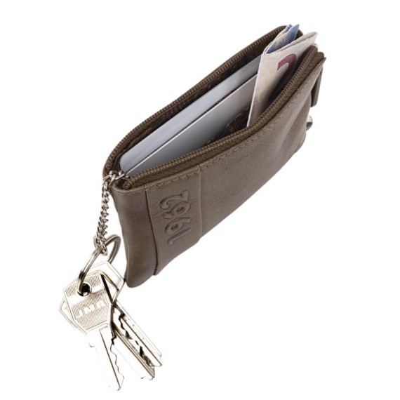 Porta Moedas c/ Anel LOIS Elk Castanho Escuro | Ref. 237.20720201