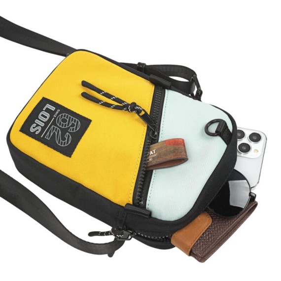 Bolsa de Tiracolo LOIS Cedar Mostarda/Menta | Ref. 237.32001903