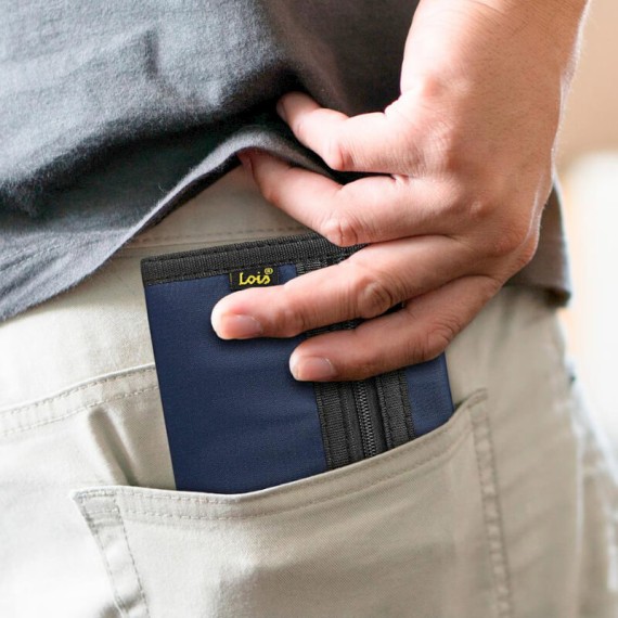 Carteira Horizontal 3CC LOIS Bolton Azul Escuro | Ref. 237.31100102 Carteira Horizontal 3CC LOIS Bolton Azul Escuro | Ref. 237.31100102