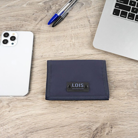 Carteira Horizontal 3CC LOIS Herard Azul | Ref. 237.31720102