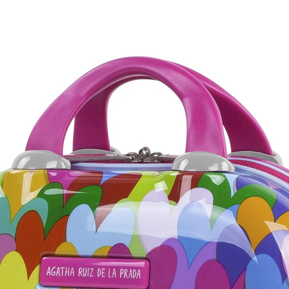 Necessaire de viagem AGATHA RUIZ DE LA PRADA Corazones Fuschia | Ref. 237.13113501