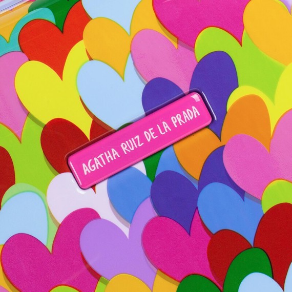 Necessaire de viagem AGATHA RUIZ DE LA PRADA Corazones Fuschia | Ref. 237.13113501
