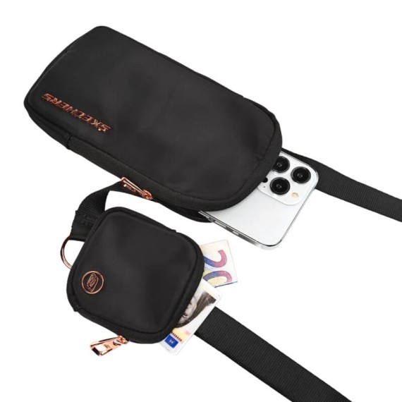 Bolsa de Tiracolo para Telemóvel SKECHERS Zuma Preta | Ref. 237.S116301