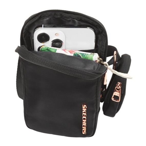 Bolsa de Tiracolo para Telemóvel SKECHERS Zuma Preta | Ref. 237.S116301