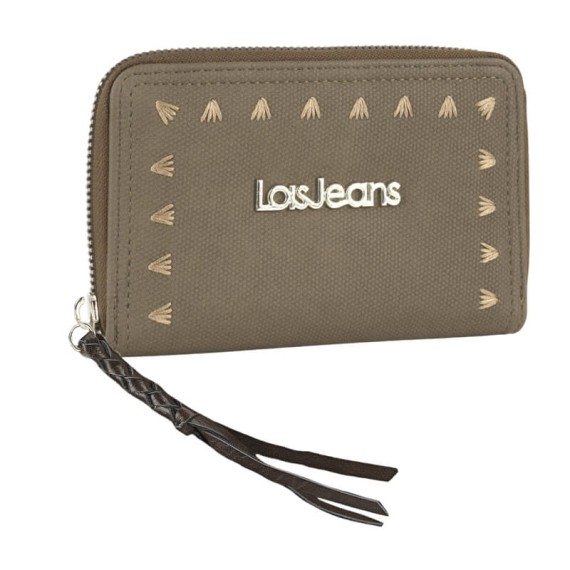 Carteira de Senhora com Fecho LOIS Indiana Taupe | Ref. 237.32125102