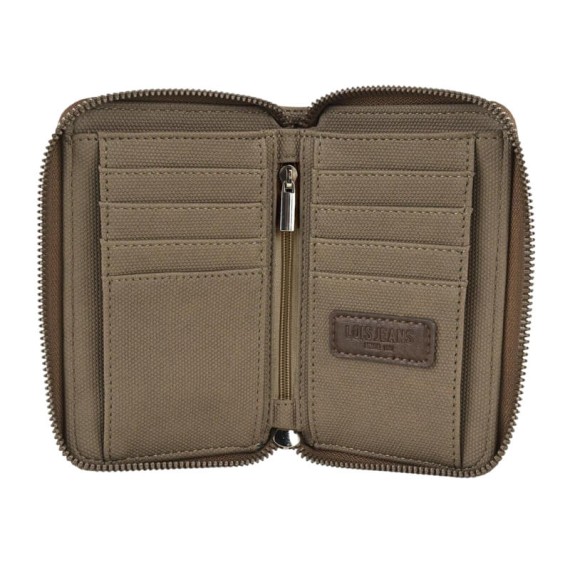 Carteira de Senhora com Fecho LOIS Indiana Taupe | Ref. 237.32125102