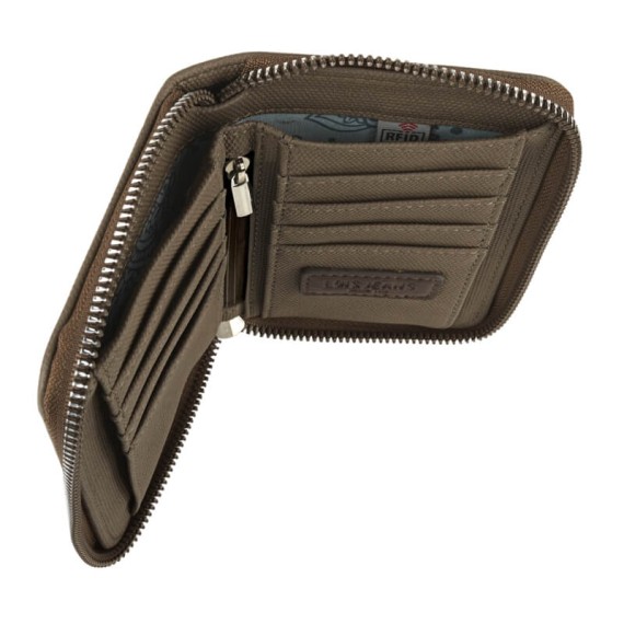 Carteira de Senhora com Fecho LOIS Indiana Taupe | Ref. 237.32125102