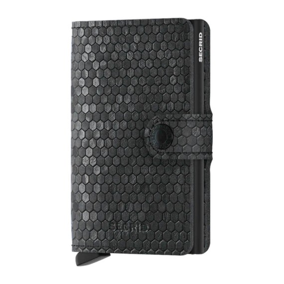 SECRID Miniwallet Hexagon Black | Ref. 297.MHE-B