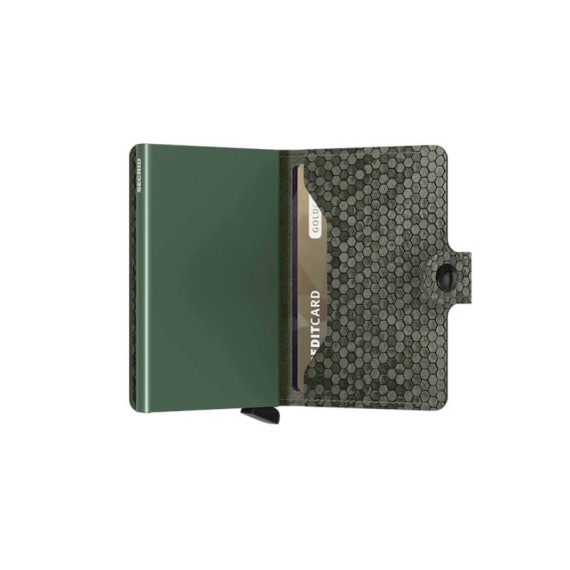 SECRID Miniwallet Hexagon Green | Ref. 297.MHE-G