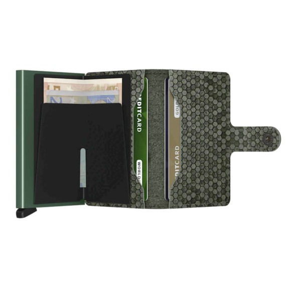 SECRID Miniwallet Hexagon Green | Ref. 297.MHE-G