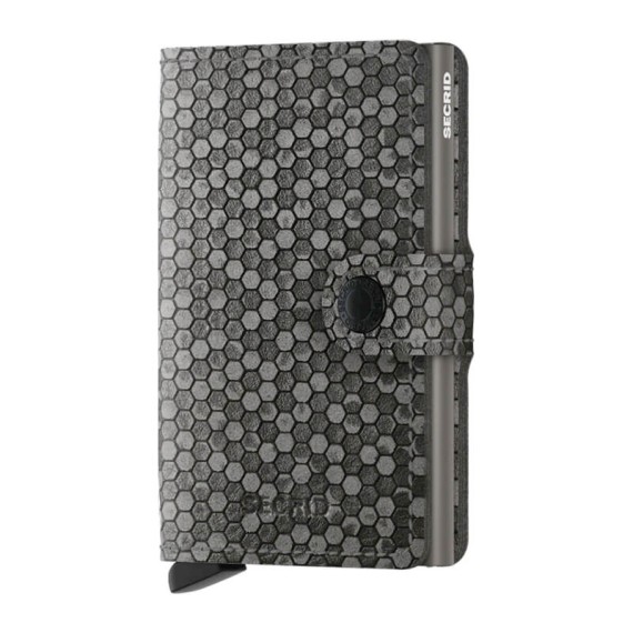 SECRID Miniwallet Hexagon Grey | Ref. 297.MHE-GY