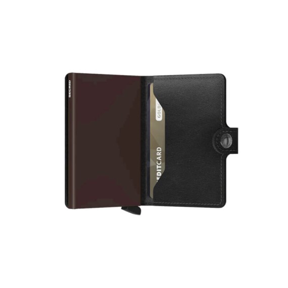 SECRID Miniwallet Original Black-Brown | Ref. 297.M-BB
