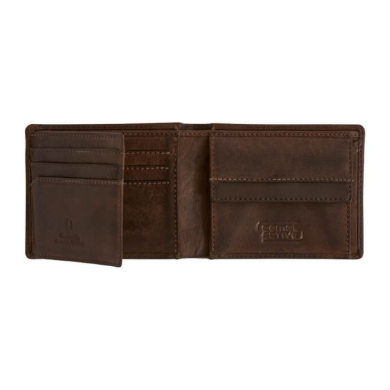 CAMEL ACTIVE Carteira Jeans com Porta-Moedas Dust Castanha | Ref. 91.10338