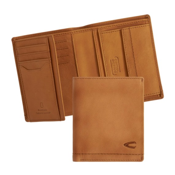 CAMEL ACTIVE Carteira Vertical com Porta-Moedas Nimbus Conhaque | Ref. 91.10354