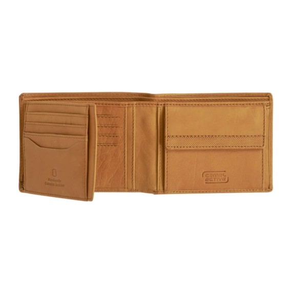 CAMEL ACTIVE Carteira Horizontal com Porta-Moedas Nimbus Conhaque | Ref. 91.10356