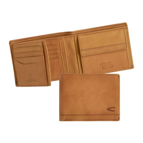 CAMEL ACTIVE Carteira Horizontal com Porta-Moedas Nimbus Conhaque | Ref. 91.10356