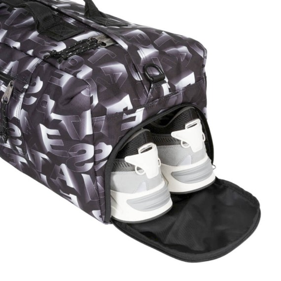 Saco de Viagem 53cm EASTPAK Duffl’R M Blocktype Black | Ref. 267.35BES6D6