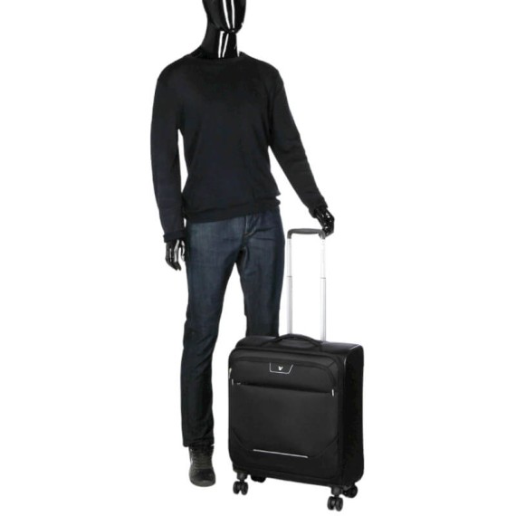 RONCATO Mala de Cabine / Trolley 56cm 4R Joy Preto | Ref. 99.41623301